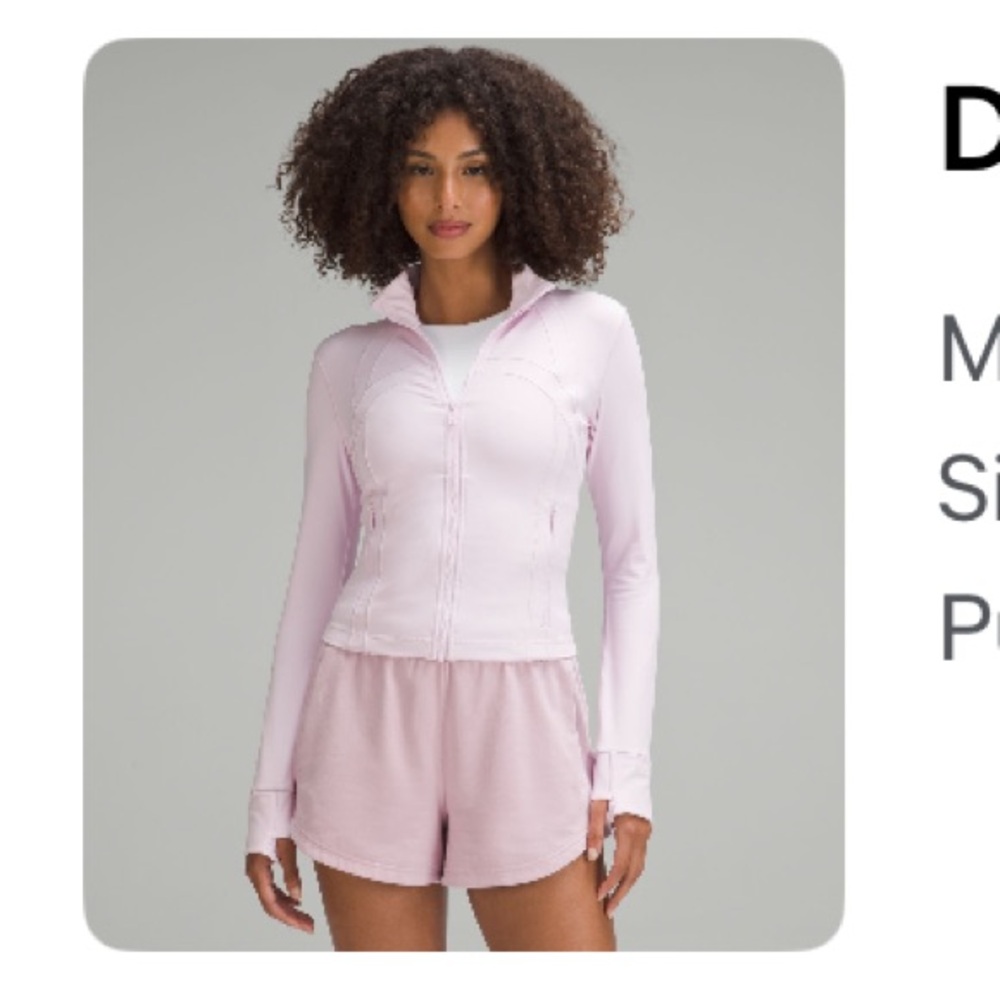 Lululemon define jacket cropped